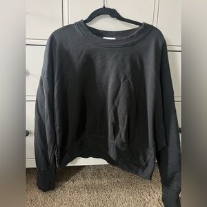 Evereve corset rib inset sweatshirt